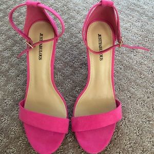 Hot pink heels